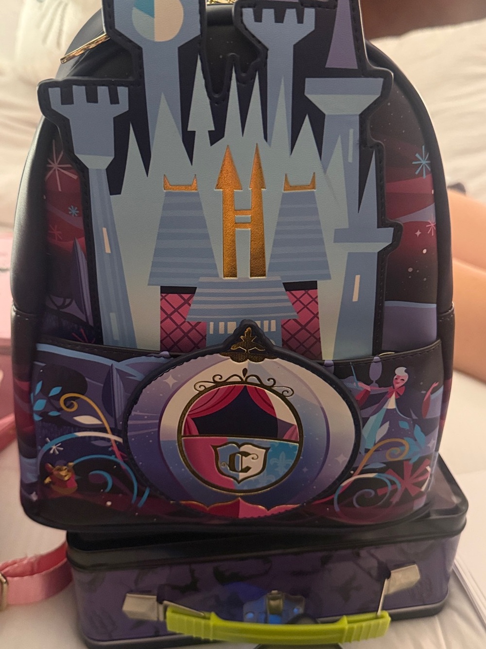 Disney Princess Castle Loungefly Mini Backpack